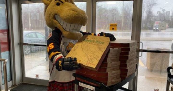Barrie Colts, Topper’s Pizza deliver lunch to essential workers amid coronavirus crisis - globalnews.ca