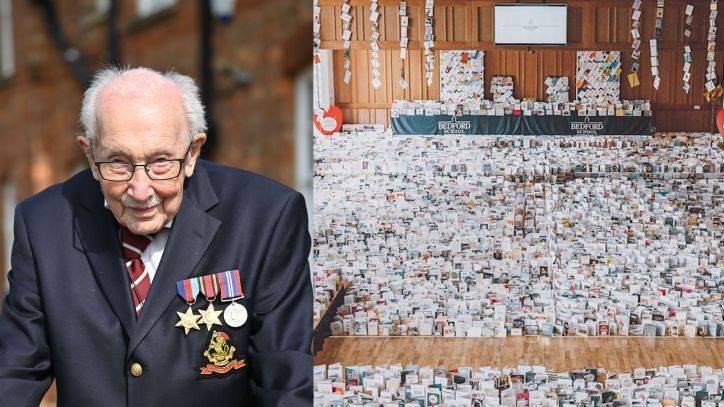 Tom Moore - WWII vet who raised millions amid coronavirus pandemic receives heartwarming 100th birthday celebration - fox29.com - Britain
