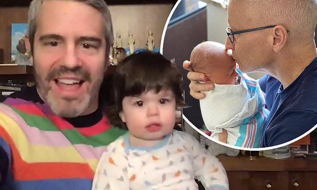 Andy Cohen - Andy Cohen reacts with delight as pal Anderson Cooper announces birth of son Wyatt - dailymail.co.uk - county Anderson - county Cooper