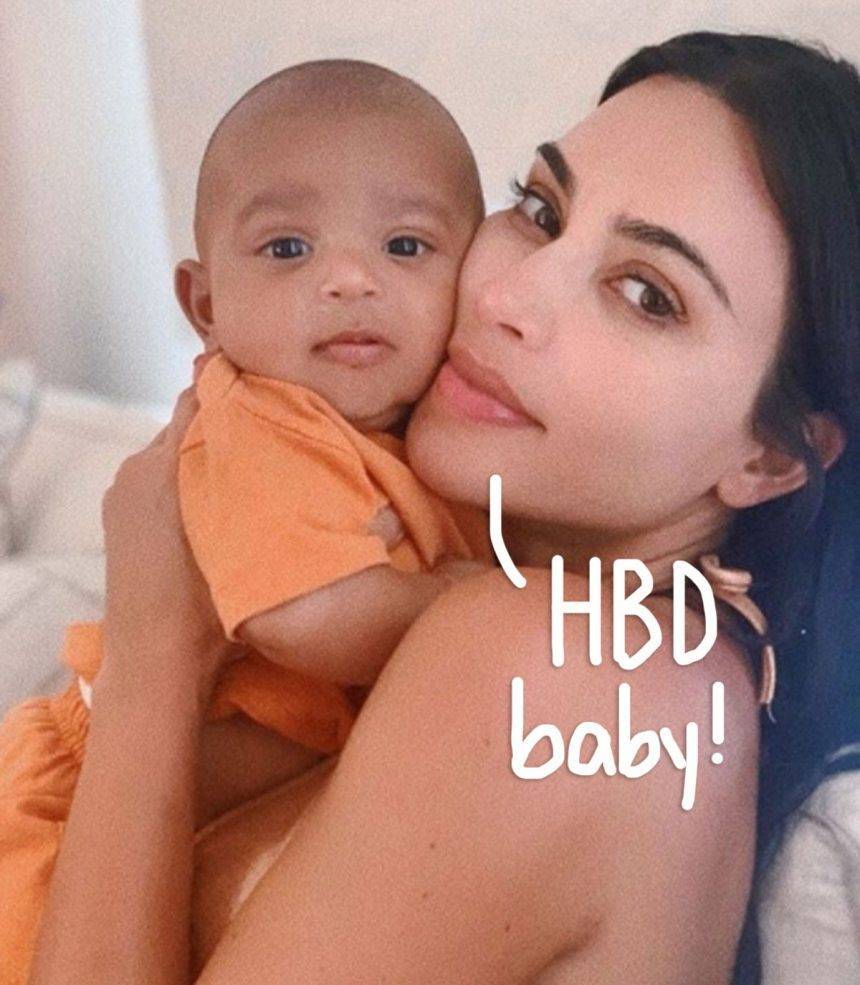 Khloe Kardashian - Kim Kardashian - Kanye West - Kim Kardashian Celebrates ‘Perfect’ Psalm West’s First Birthday Amid Rumored Marriage Troubles With Kanye WEst - perezhilton.com