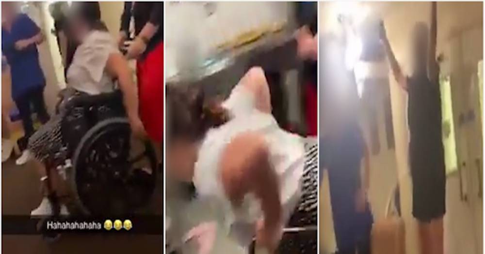 Oldham Council speak out on 'totally unacceptable' footage of care home staff partying, dancing on chairs and doing wheelies in wheelchairs - manchestereveningnews.co.uk - county Oldham