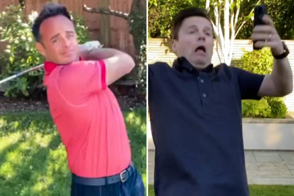 Ant and Dec share hilarious new golfing prank to celebrate hitting four million followers - thesun.co.uk - Britain