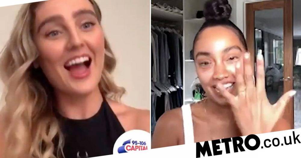 Leigh Anne Pinnock - Andre Gray - Leigh-Anne Pinnock has Perrie Edwards screaming with joy after flashing ‘engagement ring’ - metro.co.uk