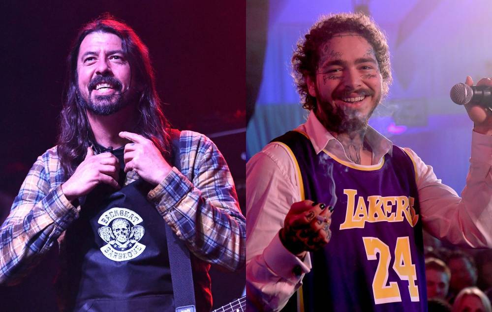 Dave Grohl - Travis Barker - Brian Lee - Nirvana - Dave Grohl says Post Malone’s Nirvana live-stream “sounded great” - nme.com