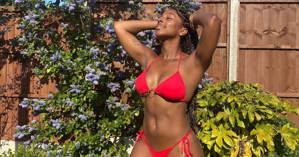 Alexandra Burke - X Factor's Alexandra Burke sees curves spill from stringy bikini in jaw-dropping display - dailystar.co.uk - Jamaica
