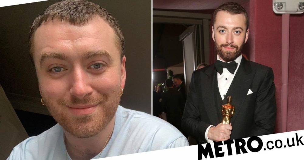 Sam Smith - Sam Smith reunites with beloved Oscar in lockdown after digging it out from storage - metro.co.uk