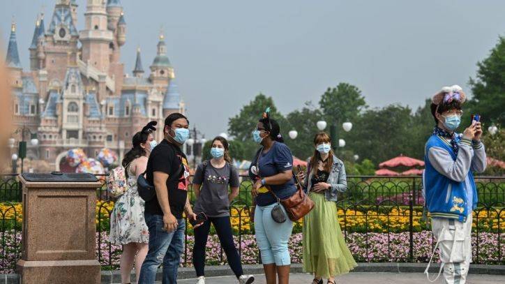 Shanghai Disneyland reopens with anti-virus controls - fox29.com - China - city Shanghai