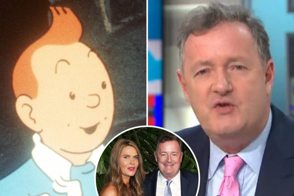 Piers Morgan - Celia Walden - Piers Morgan blames wife Celia Walden for ‘Tintin mop’ as he reveals she cut his hair for GMB return - thesun.co.uk - Britain