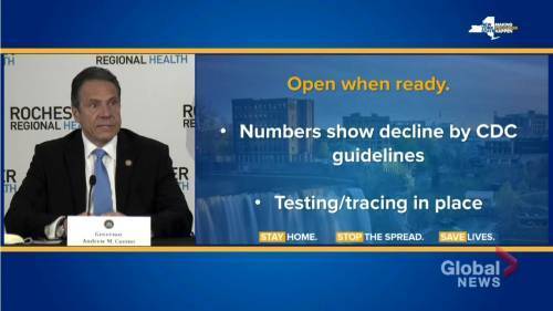 Andrew Cuomo - Coronavirus outbreak: NY Gov. Cuomo says some regions ready to reopen as stay-at-home order expires - globalnews.ca - New York