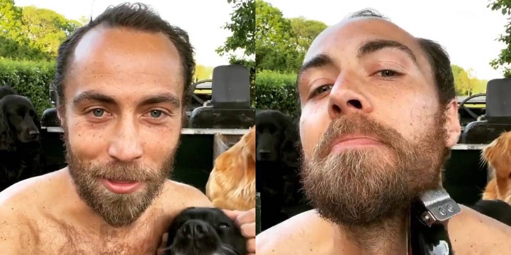 Kate Middleton's Brother James Shaves His Beard While Shirtless on Camera - justjared.com
