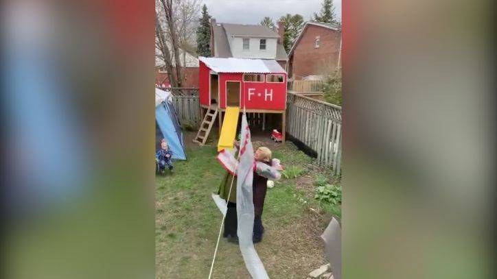 Family invents ‘hug glove’ to safely embrace grandma on Mother’s Day - fox29.com - Canada - state Delaware