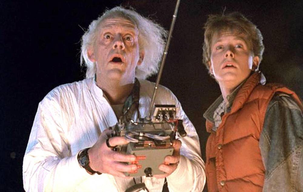 Josh Gad - Christopher Lloyd - Michael J.Fox - Lea Thompson - Robert Zemeckis - Bob Gale - Great Scott! ‘Back To The Future’ cast join forces for lockdown reunion - nme.com