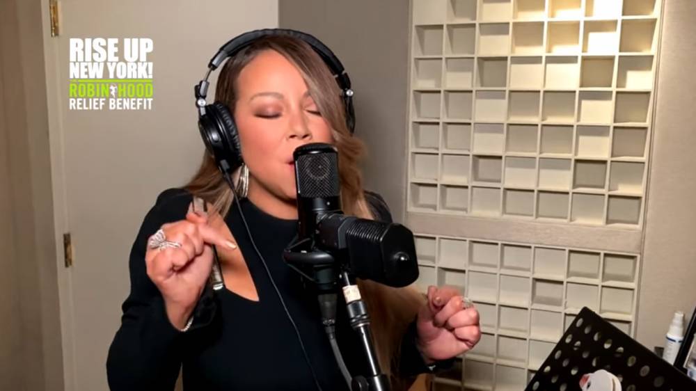 Jimmy Fallon - Jennifer Lopez - Mariah Carey - Alicia Keys - Mariah Carey Performs Incredible Mashup Of ‘Through The Rain’ And ‘Make It Happen’ During ‘Rise Up New York!’ Telethon - etcanada.com - New York - city New York