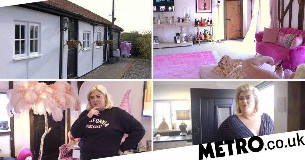 Gemma Collins - prince Charles - Inside Gemma Collins’ pink and feather filled farmhouse style bungalow where she is self-isolating - metro.co.uk - Chile