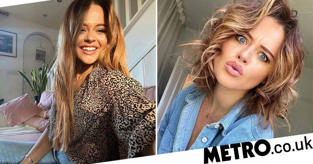 Phillip Schofield - Emily Atack - Emily Atack hacks off her hair extensions with pliers in lockdown and we’re seriously impressed - metro.co.uk