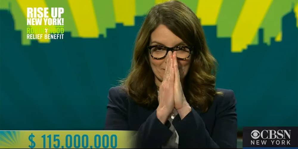 Tina Fey Gets Emotional Over Donation Amount For COVID-19 Telethon - justjared.com - New York - city New York