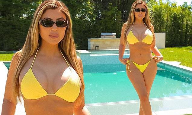 Kardashian pal Larsa Pippen, 45, proves she is in just as good of shape as Kourtney, 41, and Kim, 39 - dailymail.co.uk