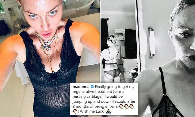Madonna, 61, reveals she is having 'regenerative treatment' after health battles - dailymail.co.uk