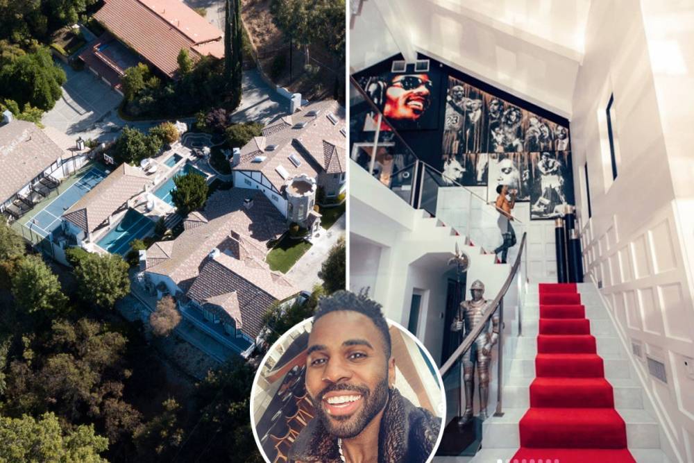 Inside Jason Derulo’s California castle featuring basketball courts, swimming pools and home movie theater - thesun.co.uk - Los Angeles - state California