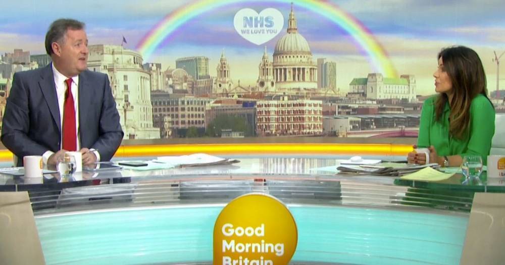 Susanna Reid - Piers Morgan - Piers Morgan left apologising to Good Morning Britain co-host Susanna Reid after mistake - mirror.co.uk - Britain