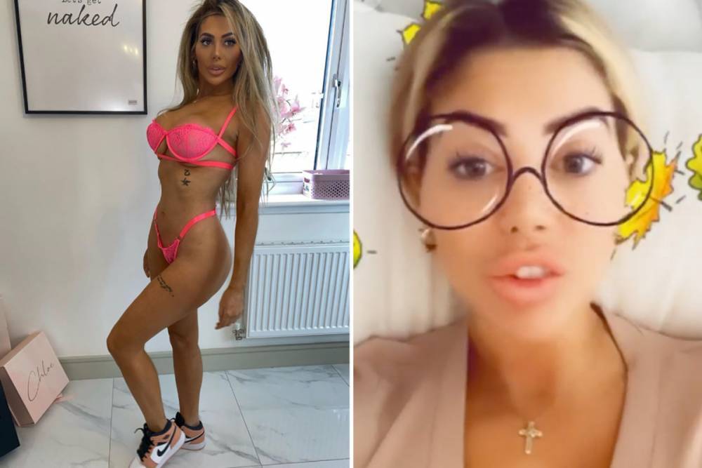 Chloe Ferry strips to neon pink lingerie to show off 2 stone weight loss and vows to be single until meeting ‘the one’ - thesun.co.uk