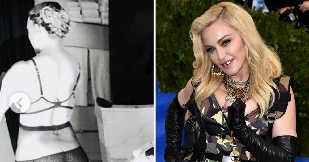 Madonna, 61, flaunts bum in racy see-through lingerie as she opens up on getting regenerative treatment - ok.co.uk