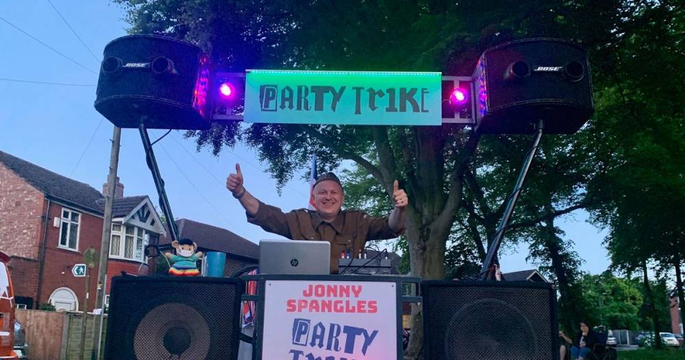 Dad raises £25k for key workers with his 'party trike' - now he's planning a festival - manchestereveningnews.co.uk