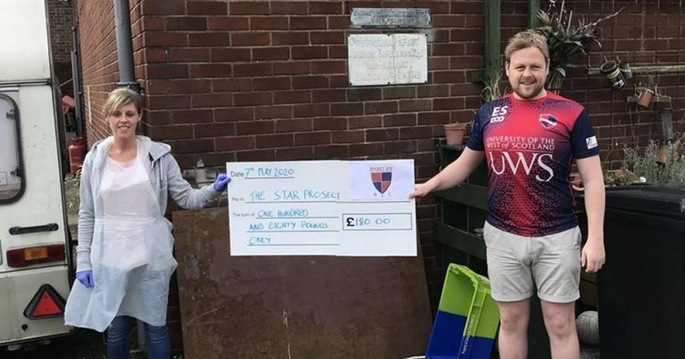 Paisley Rugby Club donates season fines to lifeline charity The Star Project - dailyrecord.co.uk
