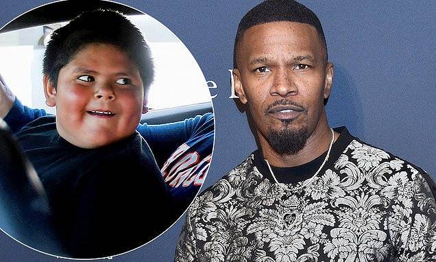 Jamie Foxx - Jamie Foxx hangs out with viral 5-year-old who stole parents car to buy Lamborghini - dailymail.co.uk - Los Angeles - state California - state Utah