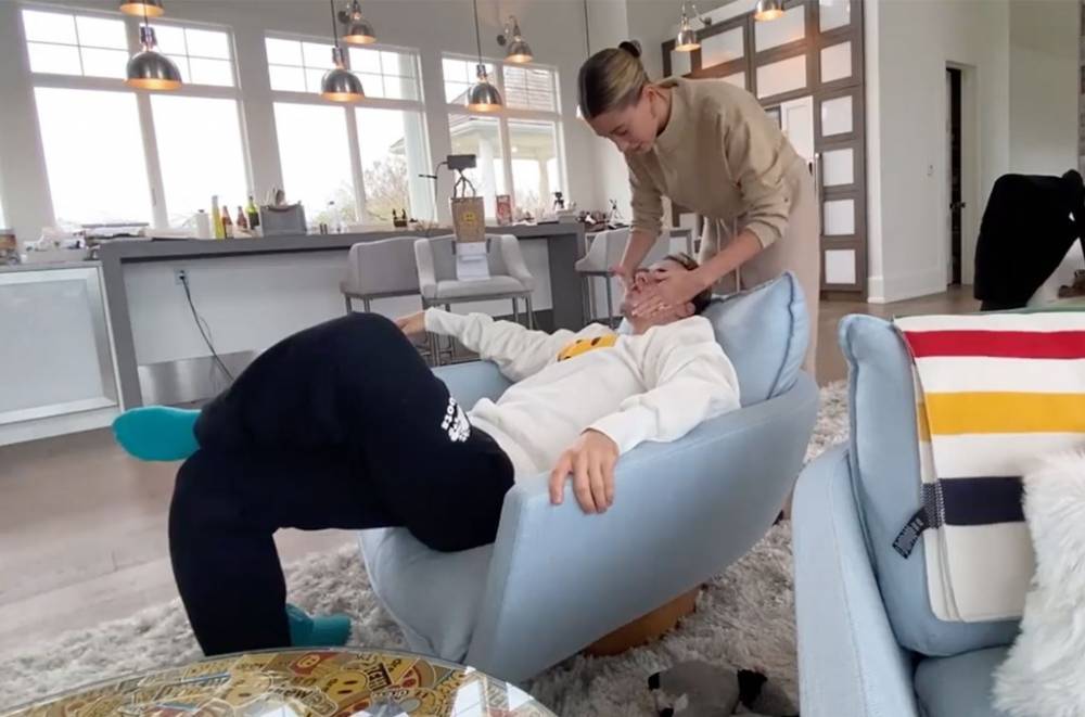 Justin Bieber - Hailey Bieber - Justin Bieber Gets a Facial and Skin Care Confidence Boost From Hailey in 'Biebers on Watch' Episode: Watch - billboard.com