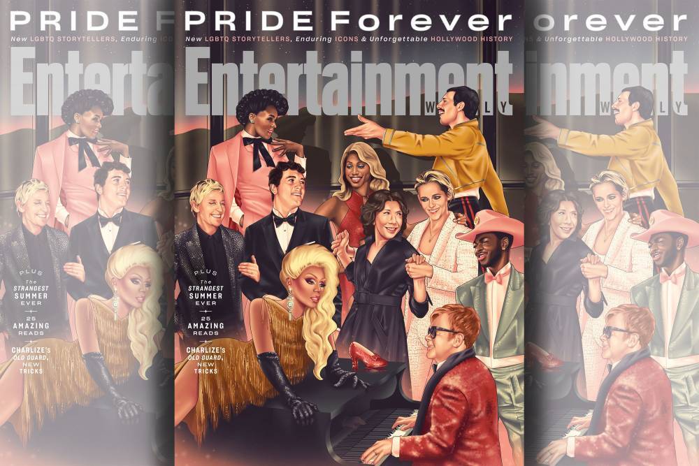 Elton John - Janelle Monae - Cyndi Lauper - Freddie Mercury - ‘Entertainment Weekly’ Pride Issue Celebrates New And Enduring Hollywood Icons - etcanada.com