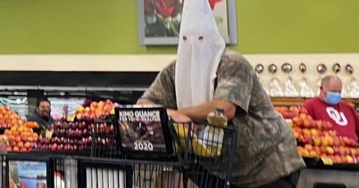 No charges for man who wore KKK hood to store as coronavirus mask in California - globalnews.ca - state California - county San Diego - city Santee