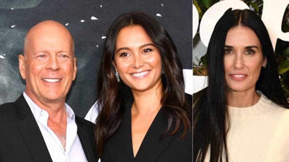 Bruce Willis - Emma Heming - Demi Moore, Bruce Willis, actor’s wife Emma Heming, and kids pose for family photos 'social distancing style' - foxnews.com