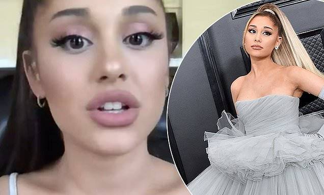 Ariana Grande - Justin Bieber - Zane Lowe - Ariana Grande reveals she 'doesn't feel comfortable' releasing new album during quarantine - dailymail.co.uk