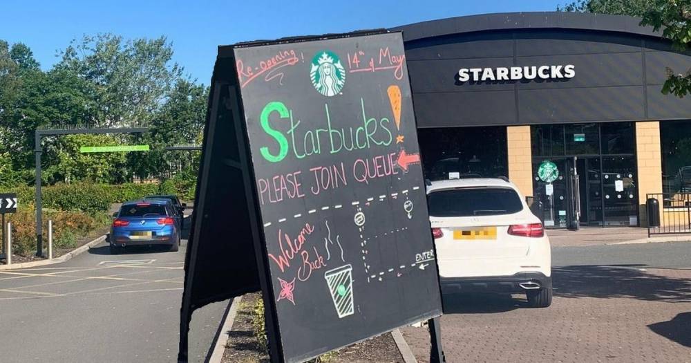 Starbucks Hamilton opens drive-thru from today after lockdown and here's what to expect - dailyrecord.co.uk - Britain