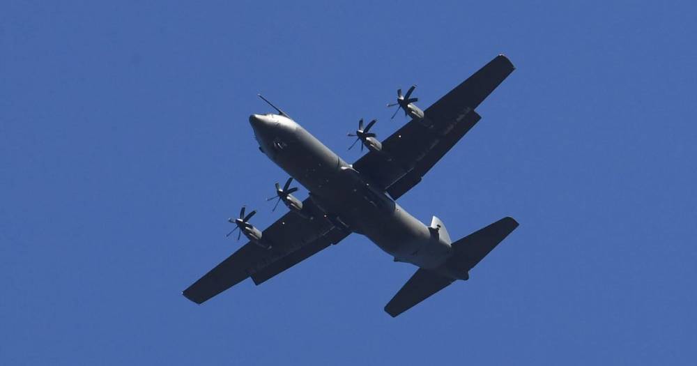 Military aircraft seen flying over Greater Manchester skies again - manchestereveningnews.co.uk - Britain - city Manchester - county Norton - Guernsey