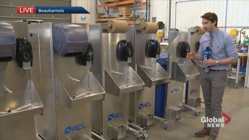 Brayden Jagger Haines - Beauharnois company starts building mobile sinks amid pandemic - globalnews.ca
