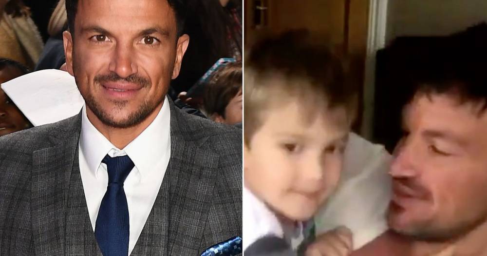 Peter Andre - Emily Andrea - Peter Andre admits he's 'in the dog house' after showing son Theo's face on television - ok.co.uk