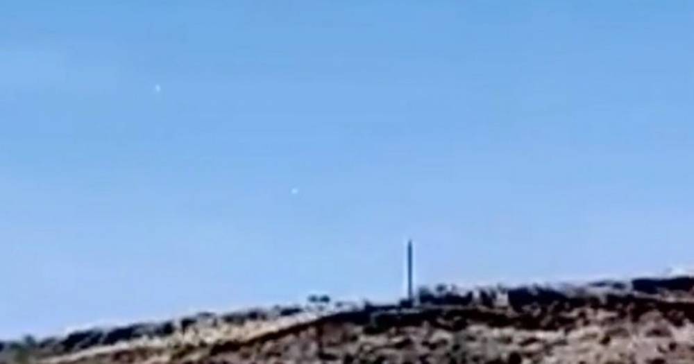 Mysterious footage captures 'UFO armada' appearing in the skies above Utah - dailystar.co.uk - state Utah