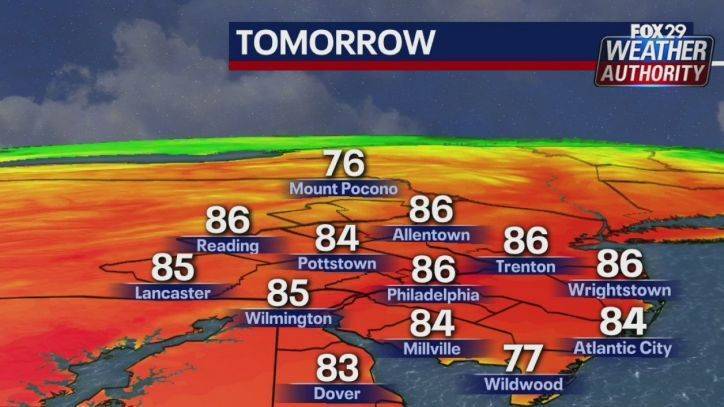 Kathy Orr - Weather Authority: Temperatures soar into 80s Friday - fox29.com