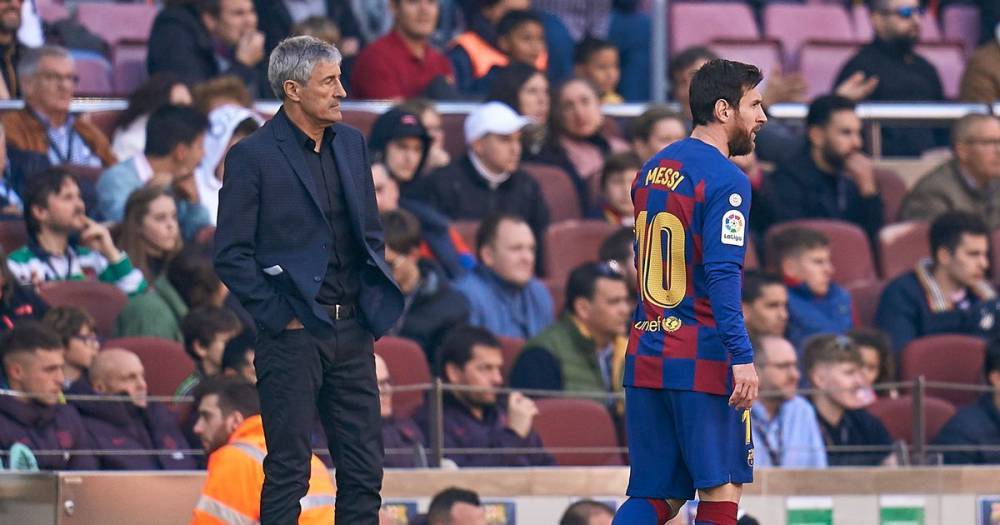Lionel Messi - Ernesto Valverde - Quique Setien - Lionel Messi claims 'Quique Setien misunderstood' Champions League chances - mirror.co.uk - Italy - Spain