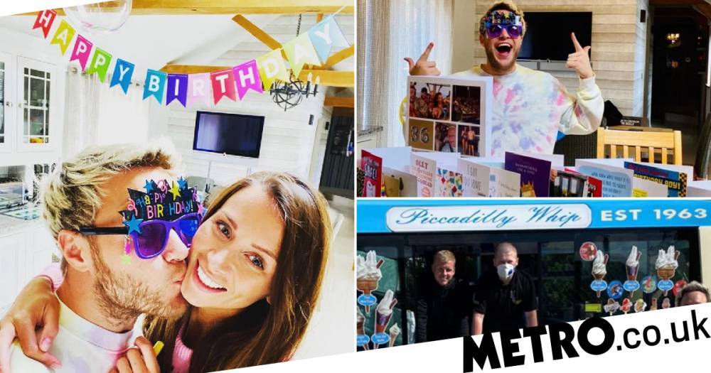 Amelia Tank - Olly Murs celebrates birthday with private ice cream van visit after bizarre penis prank video - metro.co.uk