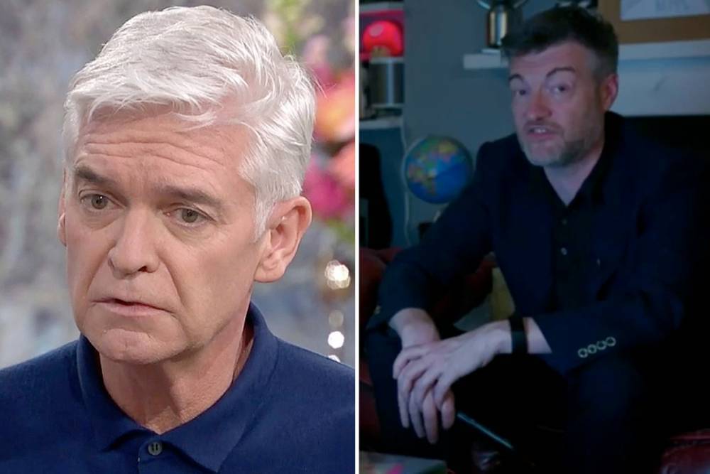 Holly Willoughby - Phillip Schofield - Phillip Schofield’s coming out moment with Holly Willoughby parodied on comedy show Antiviral Wipe - thesun.co.uk