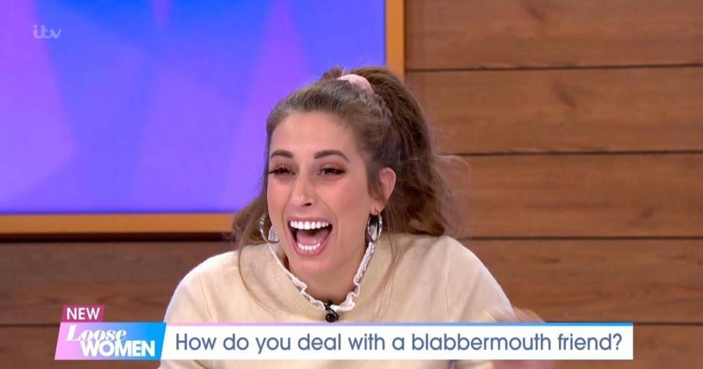 Christine Lampard - Stacey Solomon - Linda Robson - Loose Women hosts left in stitches as Stacey Solomon makes very naughty sexual innuendo - mirror.co.uk