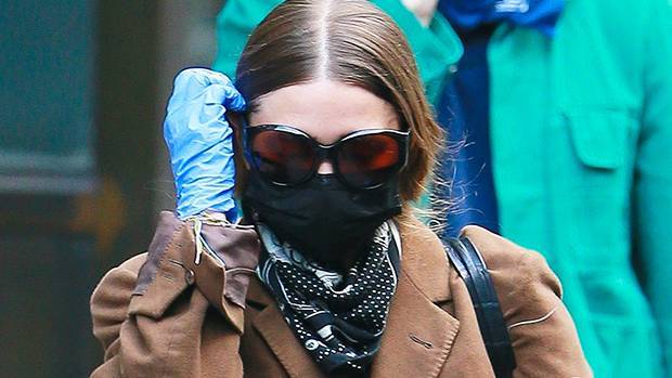 Ashley Olsen - Ashley Olsen Covers Up In Protective Face Gear In 1st Photos Since Sister Mary-Kate Filed For Divorce - hollywoodlife.com