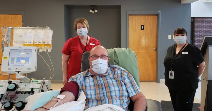 saint John - New Brunswick man first to donate convalescent plasma in Atlantic Canada - globalnews.ca - Canada - county Atlantic