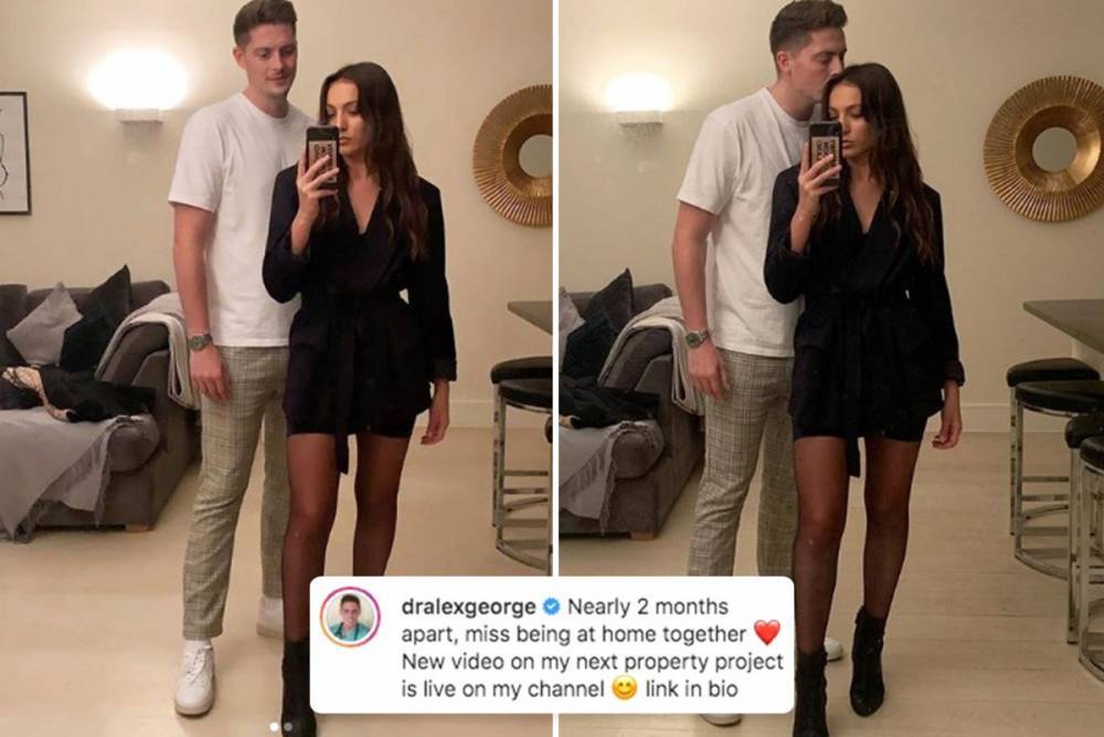 Alex George - Love Island’s Dr Alex George marks two months apart from girlfriend Amelia as he fights coronavirus on the front line - thesun.co.uk - Britain - county Bath - county Amelia