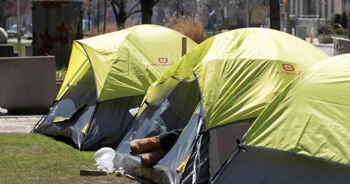 Standoff between homeless, city officials at downtown Toronto encampments - globalnews.ca