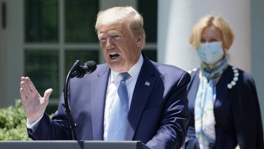 Donald Trump - Rose Garden - Moncef Slaoui - US govt working with other countries on vaccine, says Trump - rte.ie - Usa - county Garden - county White - state Indiana