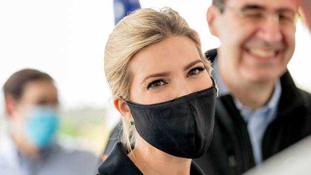 Donald Trump - Ivanka Trump - Kenneth Cole - Ivanka Trump Steps Out In Mask After Father Donald Refuses To Wear One Even At A Mask Factory - hollywoodlife.com - Usa - county Laurel - state Maryland